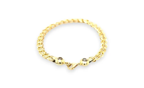 9ct Gold Fancy 5.5mm Bracelet 7.5inch