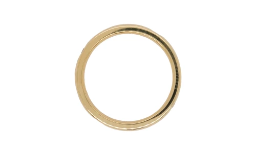 0.04ct Diamond & 18ct Gold 2.5mm Slight Court Wedding Band 3.2g