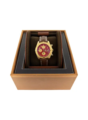 Breitling 44mm Chronomat Evolution - 18ct Gold & Alligator Leather ( Circa 2010) Model: K13356