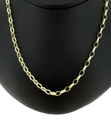 9ct Gold 3.0mm Belcher Chain 22inch