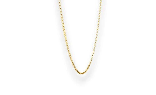 Solid 9ct Gold 1.1mm Belcher Chain -18 Inch 1.2g