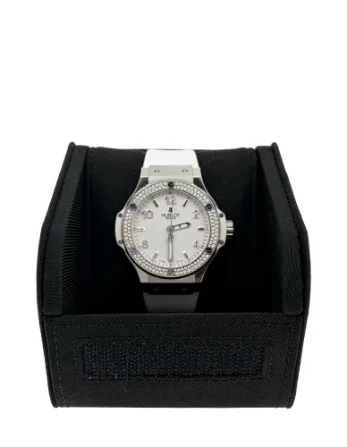 Hublot 38mm Big Bang Diamond ( Circa 2015) Stainless Steel/Rubber Model:361.SE.2010,RW.1104