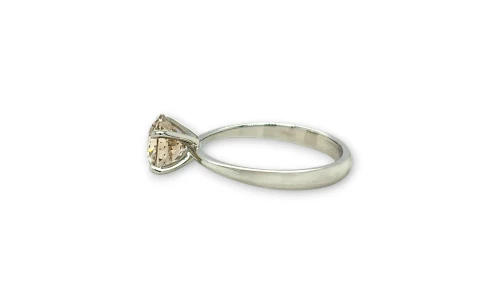 2.05ct Natural Diamond & Platinum Solitaire Ring 4.3g