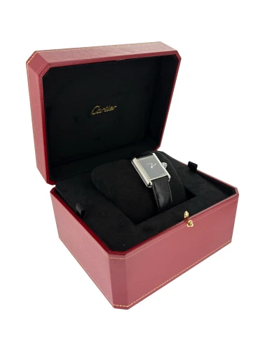 Cartier Tank De Must - Stainless Steel/Leather (UNWORN 2022 Box & Papers) Model: WSTA0072