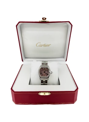 Cartier 31mm Roadster- Stainless Steel & Diamond ( Circa 2015) 2675