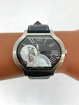 De la Cour City Sport POLO Automatic 48 x 47mm ( Limited Edition 22/500 Year 2009) Stainless Steel/Leather