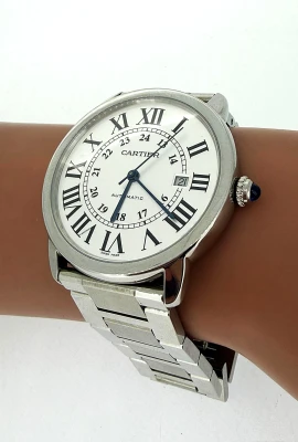 Cartier 42mm Ronde Solo ( Large)  - Stainless Steel ( Year 2021) Model : Model 3517