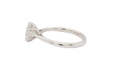 1.52ct Lab Grown Diamond & 9ct White Gold Solitaire Ring 3.0g