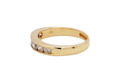 0.47ct Diamond & 18ct Gold Eternity/Wedding Band 2.5g