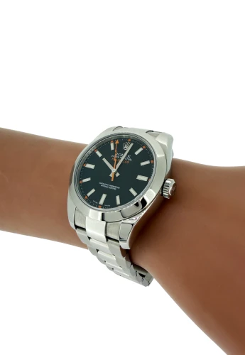 Rolex 40mm Milgauss - Stainless Steel 2012 Box & Papers Model: 116400