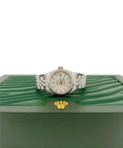 Rolex 26mm Datejust- 18ct White Gold & Stainless Steel ( Concealed Clasp) Year 2008 Model; 179174