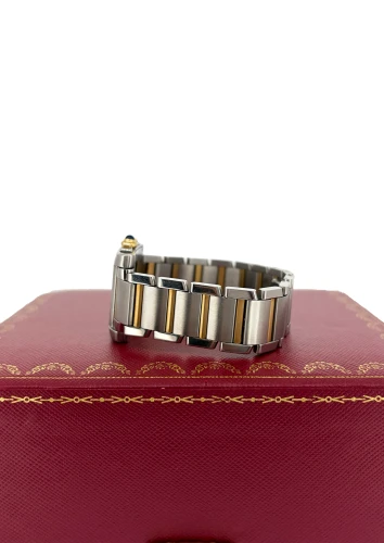 Cartier Tank Francaise Chronograph - 18ct Gold & Stainless Steel (1998 Box & Papers) Model: 2303