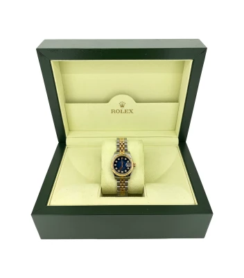 Rolex 26mm DateJust 18ct Gold/Stainless Steel DIAMOND 2007 Box & Papers Model:179173