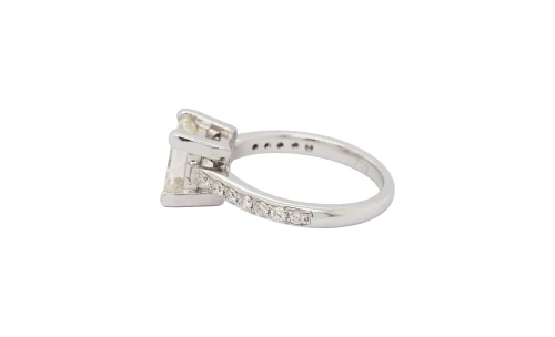 2.50ct Diamond & 18ct White Gold Solitaire Ring 5.1g