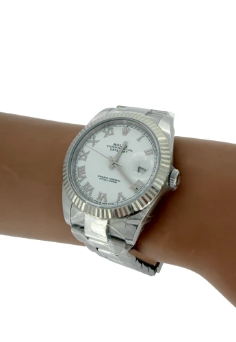 Rolex 41mm DateJust - 18ct White Gold & Stainless Steel 2021 Box & Papers - Model 126334