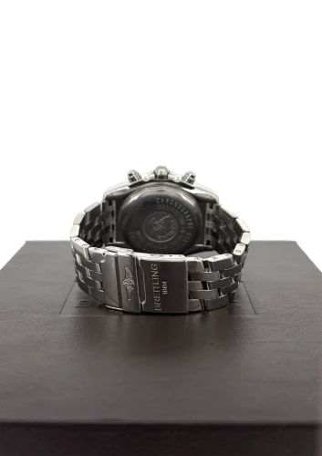 Breitling 44mm Evolution Chronograph - Stainless Steel & Mother of Pearl Dial-2010 Box & Papers Model: A11356