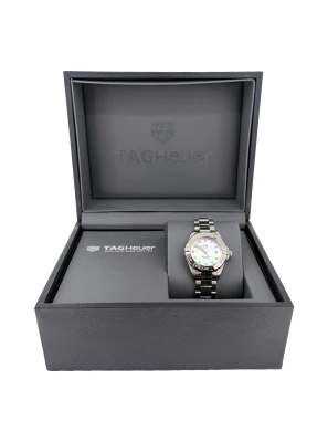 Ladies Tag Heuer AQUARACER (2022 Box & Papers) Diamond & Mother of Pearl - Stainless Steel