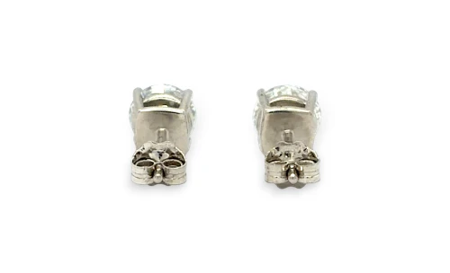 2.02ct Natural Diamond & 9ct White Gold Diamond Stud Earrings 1.70g