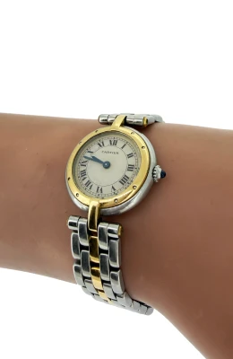 Cartier 24mm Panthere 18ct Gold/Stainless Steel Circa 1990 Model 19814