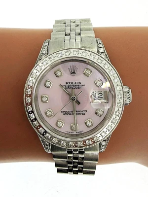 Rolex 26mm Datejust - Mother of Pearl & Diamond/Stainless Steel ( Year 1978) Model :69173