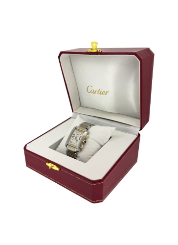 Cartier Tank Francaise Chronograph - 18ct Gold & Stainless Steel (1998 Box & Papers) Model: 2303
